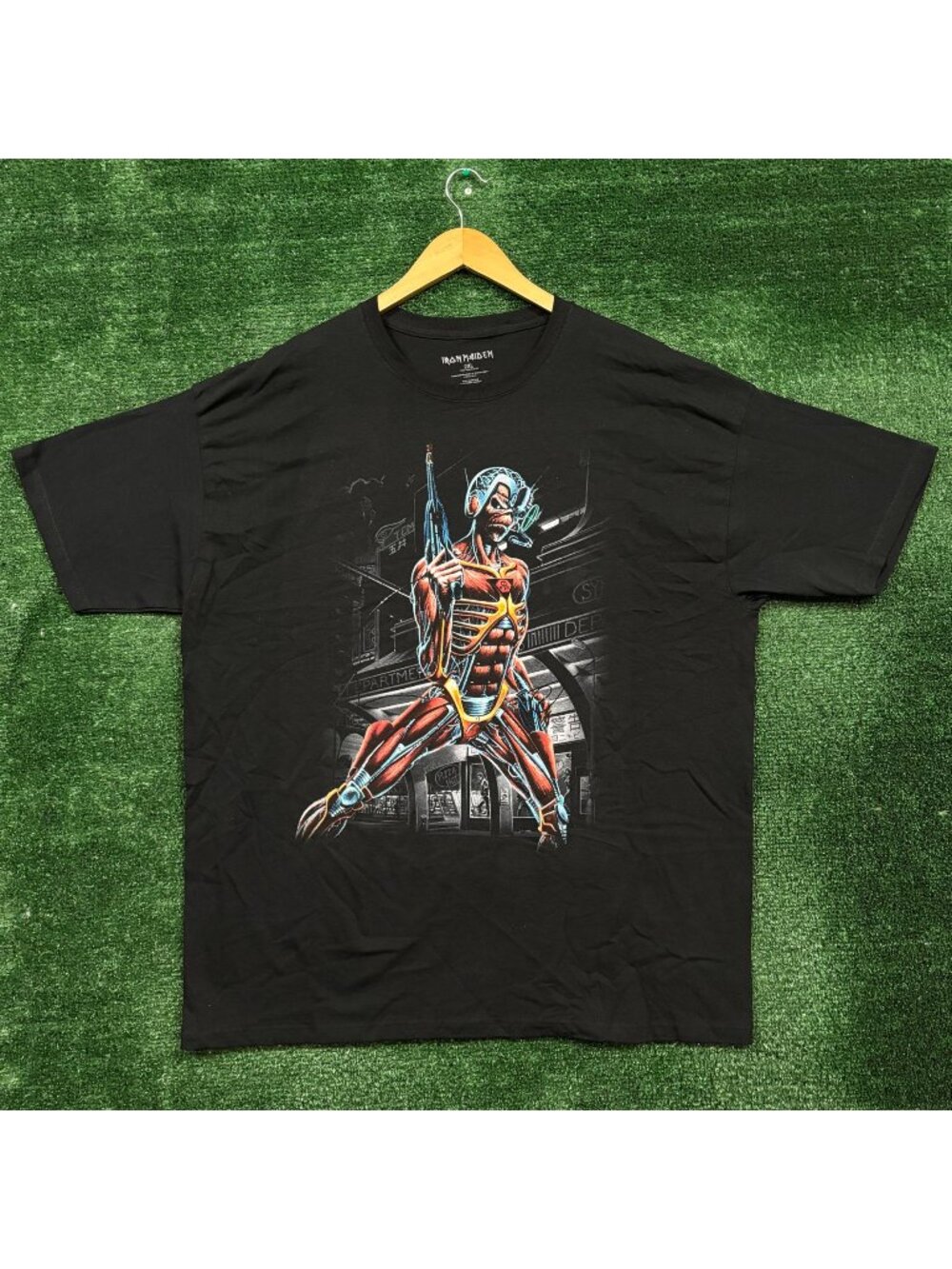Iron Maiden Somewhere in Time 1986 Eddie T-Shirt Size 2XL